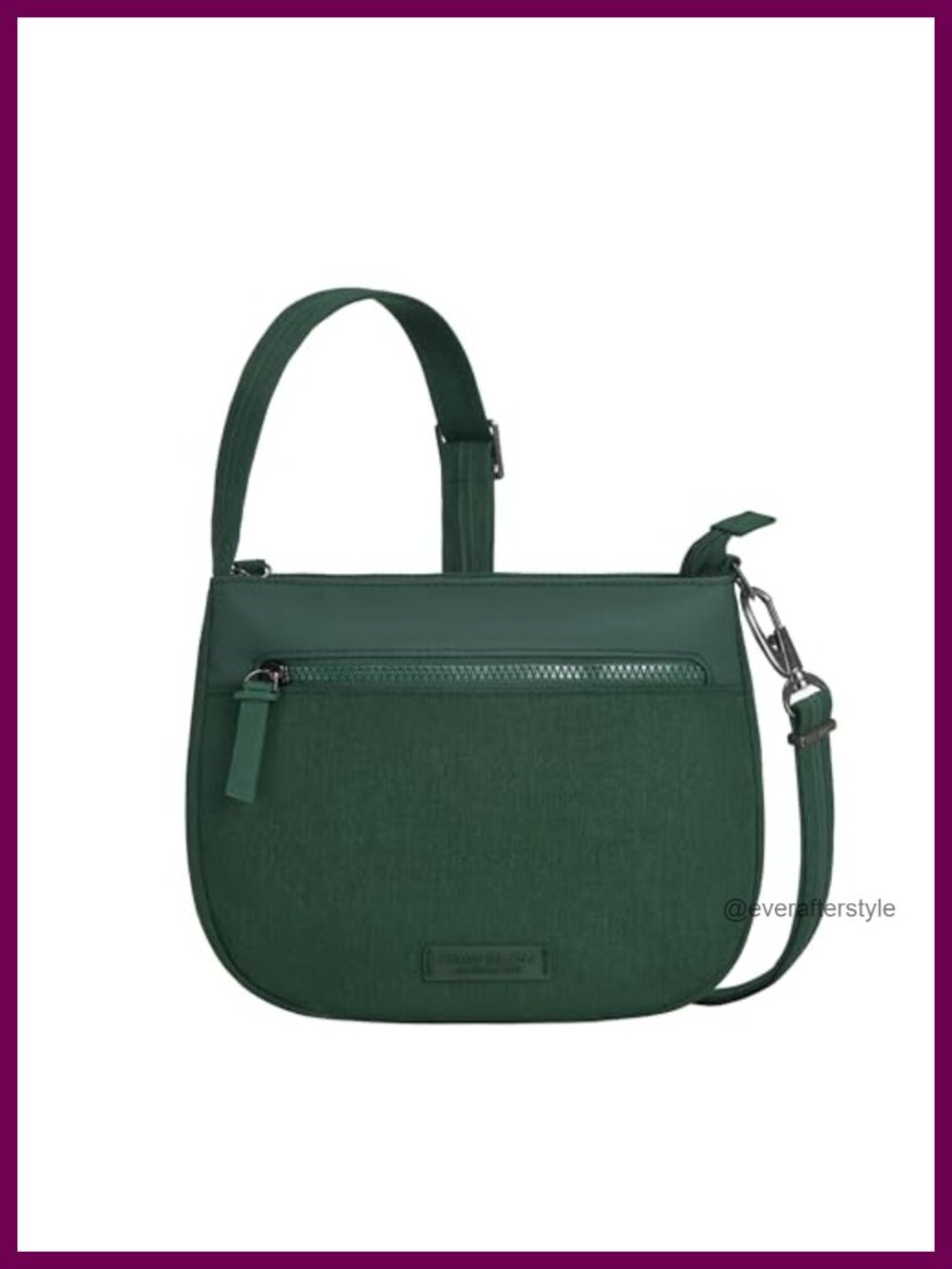 Anti-Theft Metro Saddle Crossbody Slash-Resistant RFID Travel Bag